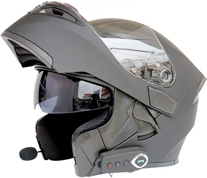 Motorfiets Bluetooth-helm, Motor Bluetooth-headset Met Microfoon