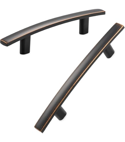 GlideRite Hardware 3" CC Arch Cabinet Pull – Oil Rubbed Bronze – 4-5/8" Length (Model 83167-ORB-1)