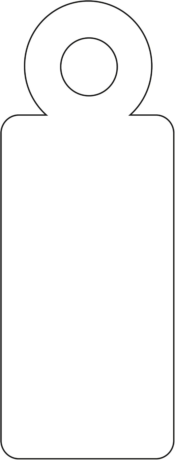 APLI Kids 384 - Pack of 1000 Swing Tags, 9 x 24 mm, White - Image 3