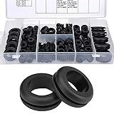 Wolfride 180Pcs Rubber Grommet Assortment Kit O