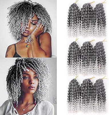 9 Packs Marlybob Crochet Curly Hair Braids 8inch Short Synthetic