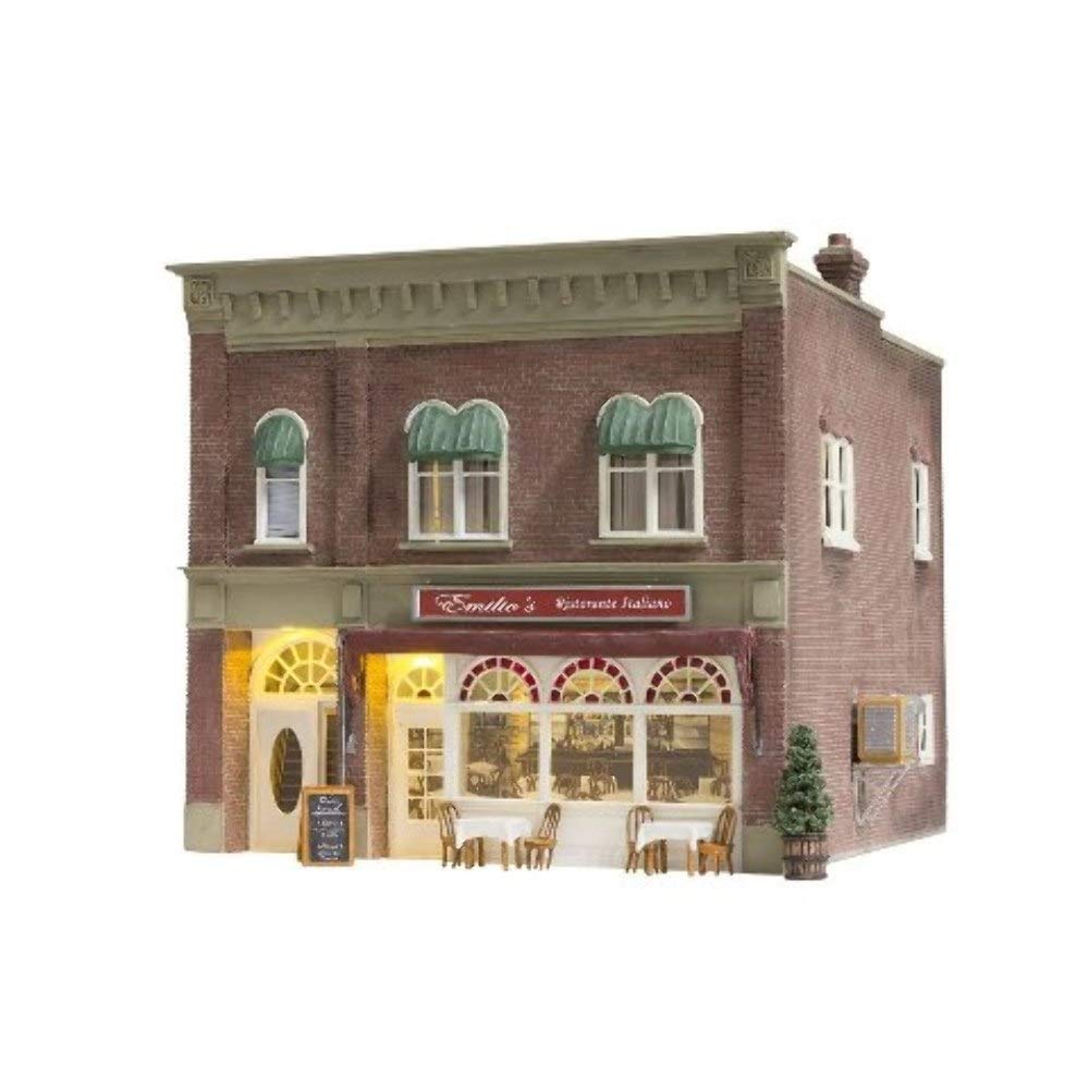 woodland scenics town and factory building set