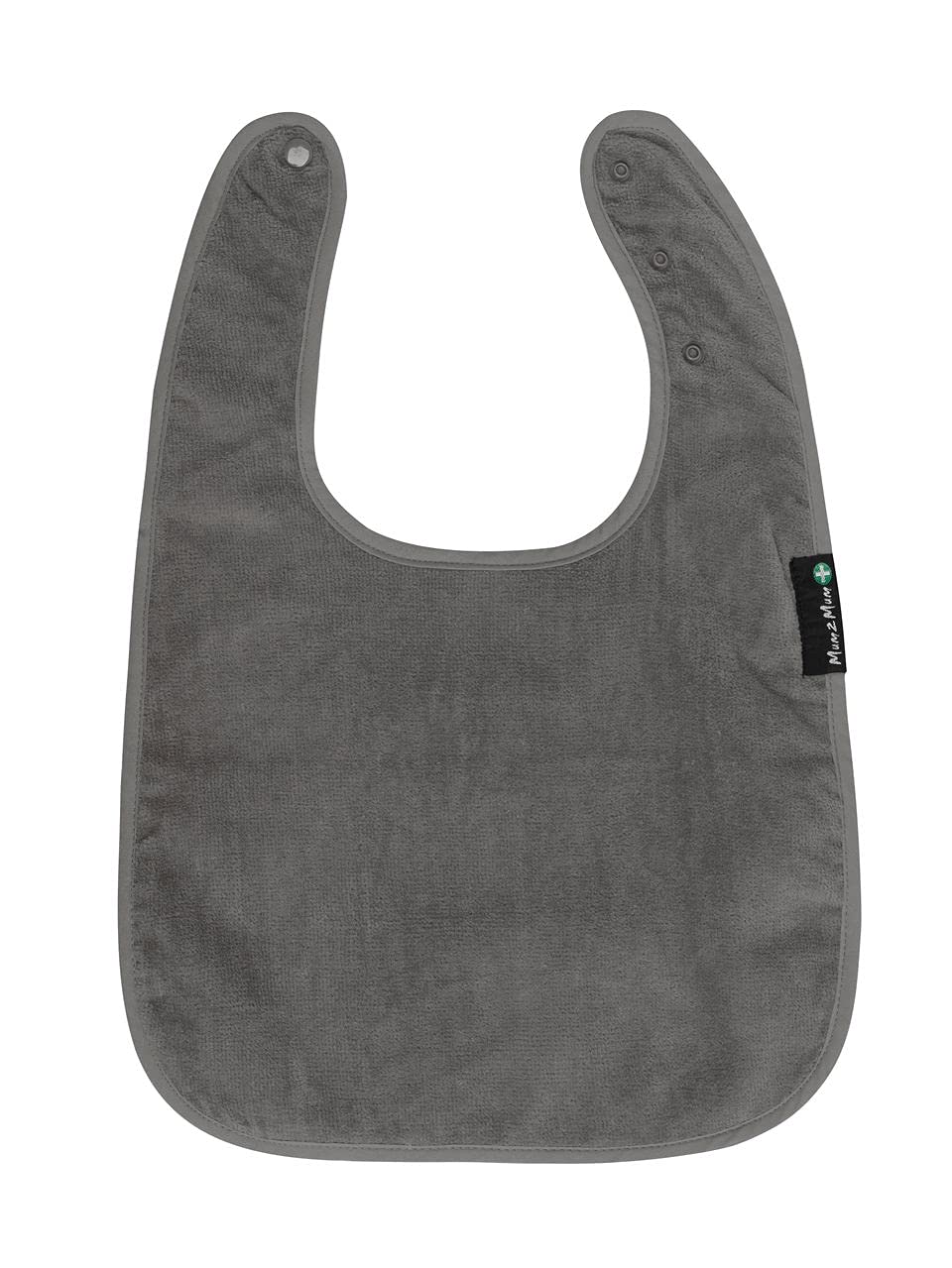 Mum 2 Mum Plus Adult/Special Needs Back Opening Feeding Apron in Mushroom Grey