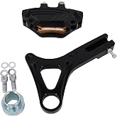 Black Rear Disc Brake Caliper Assembly Kit Fit For Harley Dyna FXD 2008-2013
