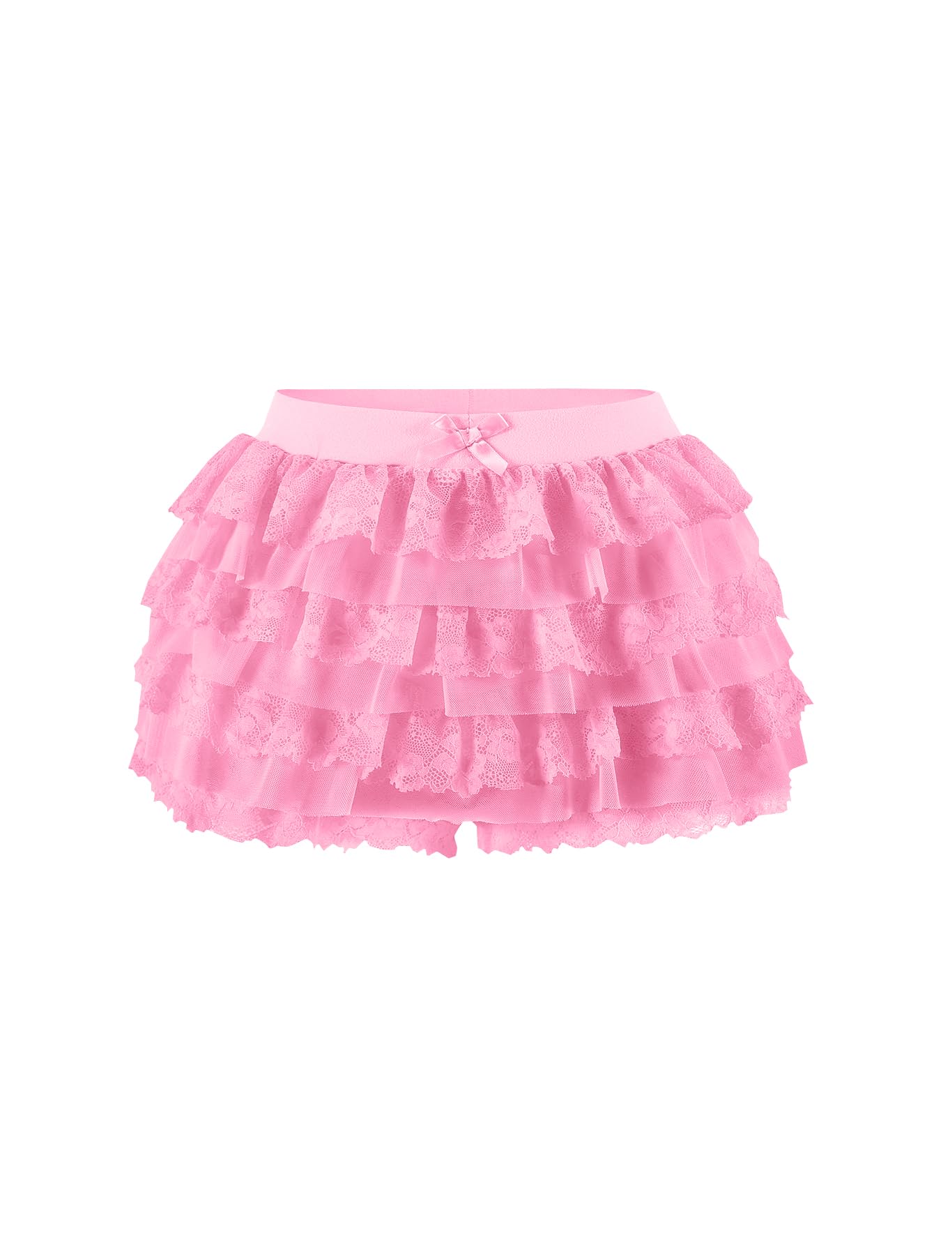 Women Y2K Lace Multi-Layered Bloomers, Lolita