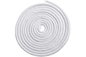 Candle Wick Round Braided Cotton Smokeless Wick Replacement for DIY Oil Lamp 10m Diameter 6mm