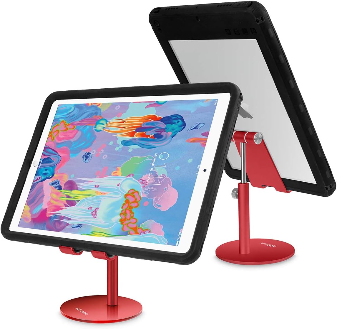 AICase Tablet/Phone Stand,Universal Adjustable Aluminum Desktop Stand,for New iPad 2018 Pro 10.5/9.7/12.9, Air mini 2 3 4 - Image 5