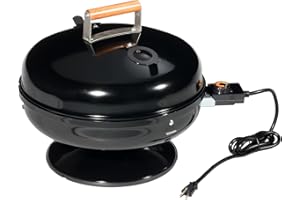 MECO 2120.4.111 Lock 'N Go Electric Grill, Black