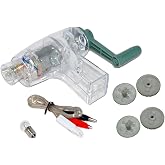 Sci-Supply Hand Crank DC Generator (Nominal 6V DC Output) &ndash; Hand Held Manual Generator for Physics &amp; STEM Labs &ndash; Energy Conversion Classroom Demonstration &ndash; Includes 2 Replacement Gear Sets
