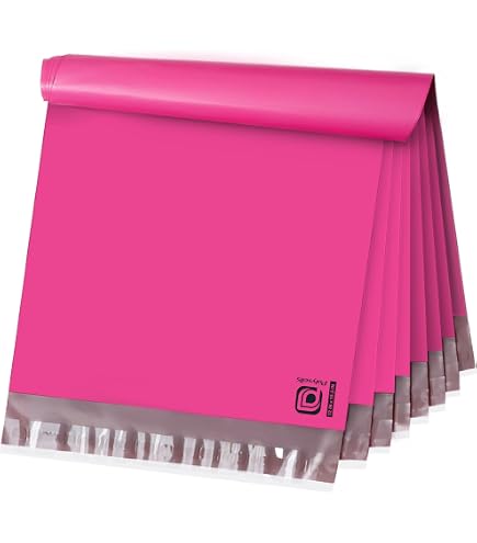 30 Hot Pink & Teal Poly Bubble Mailers #5 – 10.5x15.25 Padded Shipping Envelopes By ShipNFun
