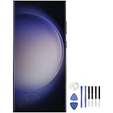 AMOLED for S23 Ultra 5G, OLED LCD Display Touch Screen Digitizer Assembly Replacement for S23 Ultra 5G SM S918U SM S918A SM S