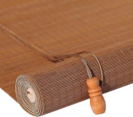 cortinas enrollables de bambu livianas