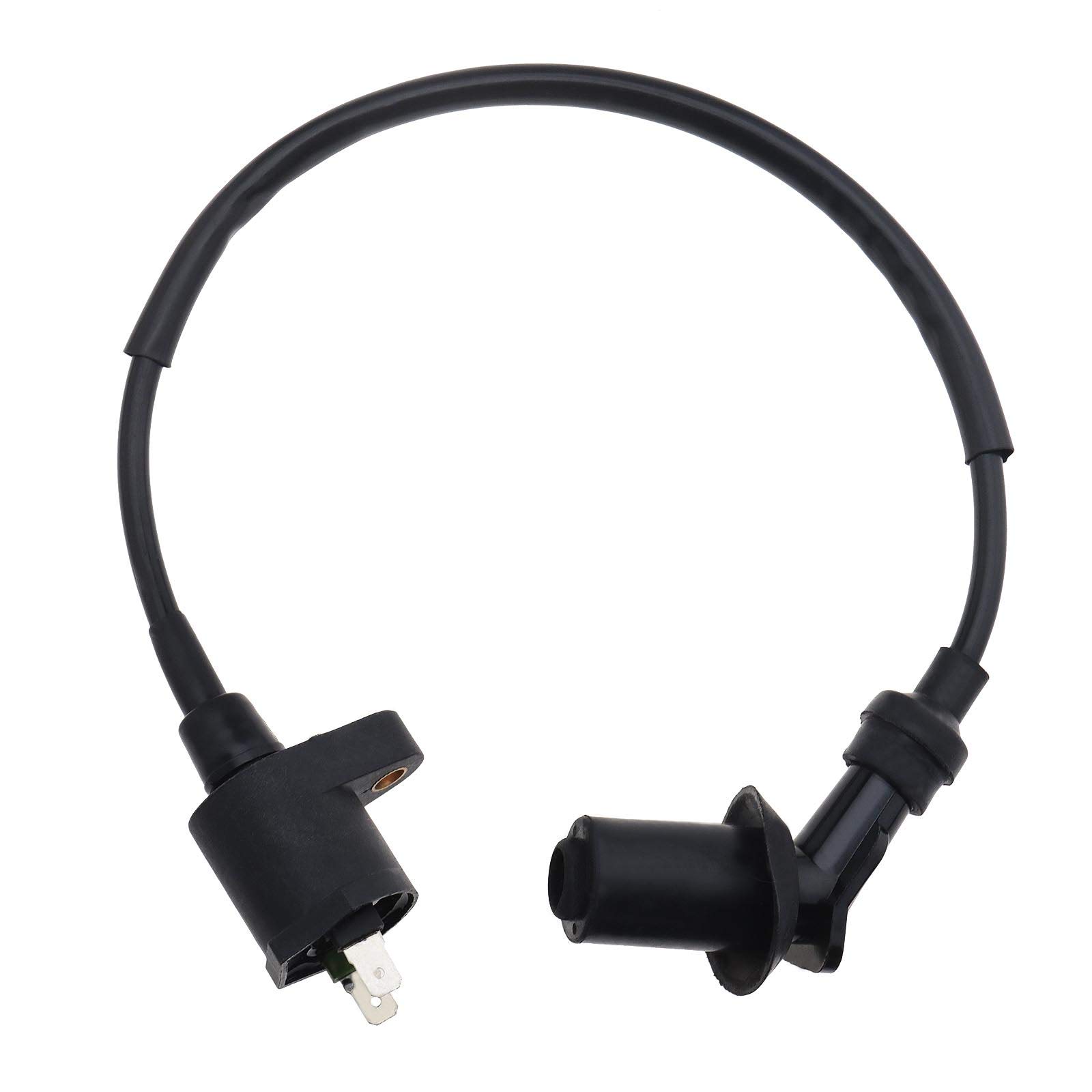 OTOTEC 2 Pin Ignition Coil Spark Plug Lead Compatible With GY6 139QMA 50cc 125cc 150cc Engines Moped Scooter Quad Dirt Bike ATV Dune Bugg Replacement lgnition Coil Module