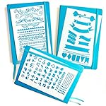 BULLET JOURNAL STENCIL SET - Banners, Dividers, & Icons | Fits Leuchtturm & Moleskine A5 Notebooks | Best used with Huhuhero Fineliners & Sakura Micron Pens ...