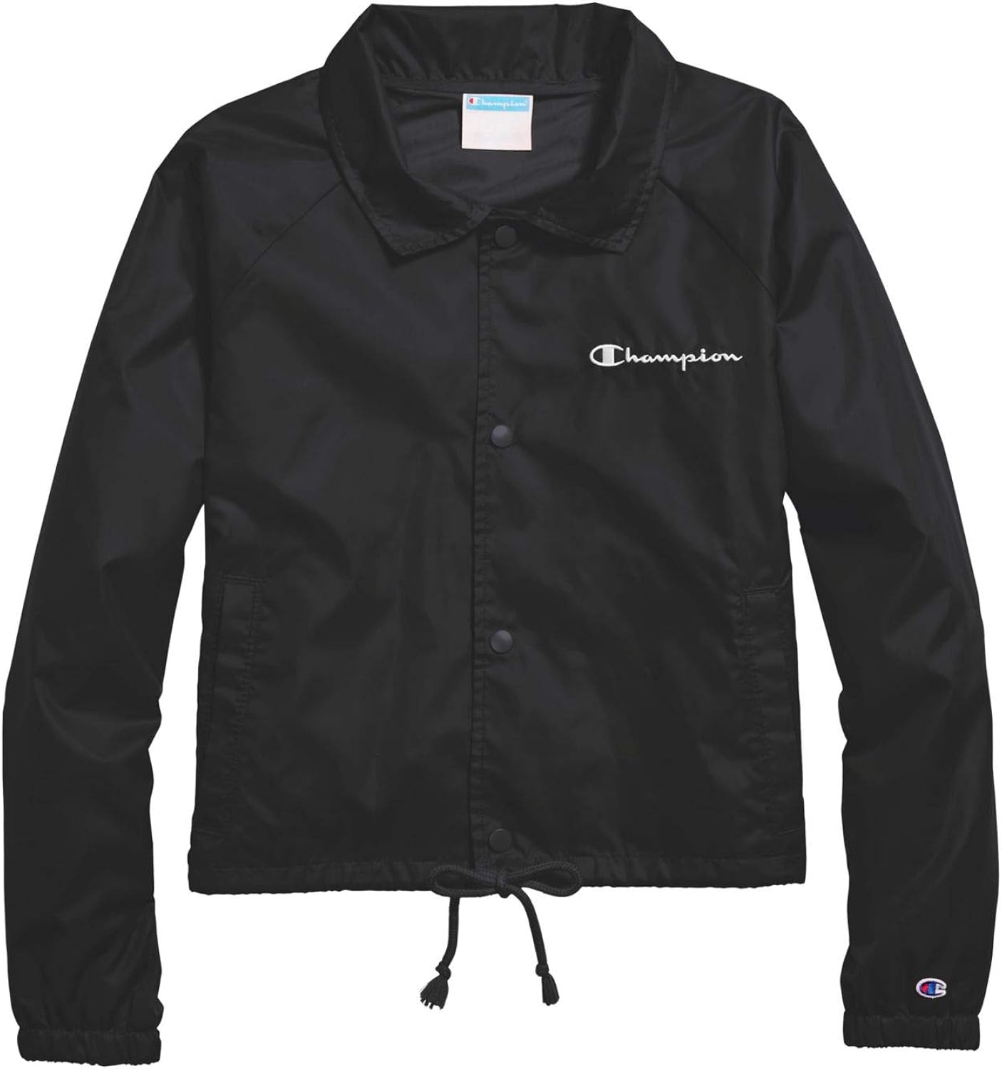 champion coach jacket black