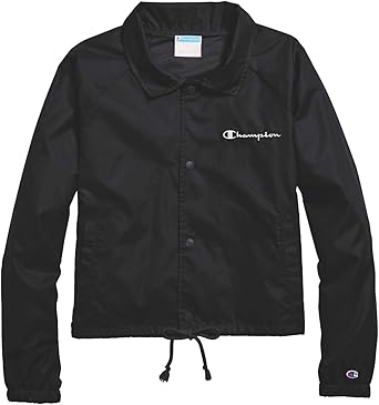 champion black coach jacket