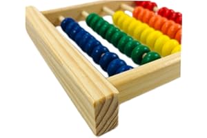 GARIOUANS Wooden Arithmetic Abacus for Kids Educational Learning Tool Early Education Supplies for Students Bead Counting Toy