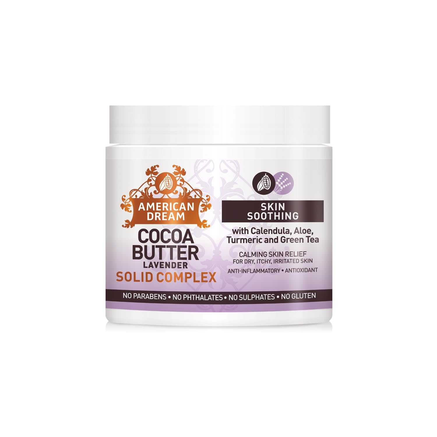 American Dream Cocoa Butter Lavender Solid Complex 4oz