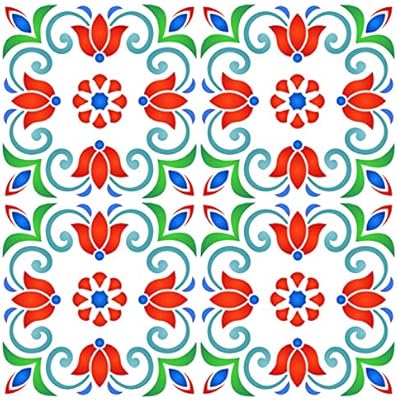 Stencils For Walls Turkish Tile Stencil Reusable Talavera