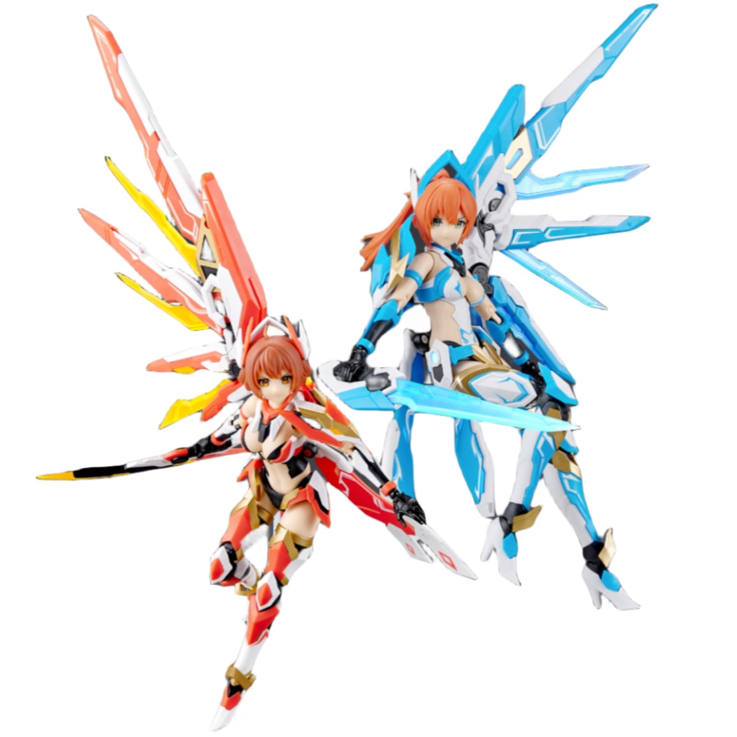 HiPlay Jianghunji Plastic Assemble Model Kits: Eastern Wu's Da Qiao & Xiao Qiao Biyi Bird Anime Style 1:12 Scale Collectible Action Figures MG-10