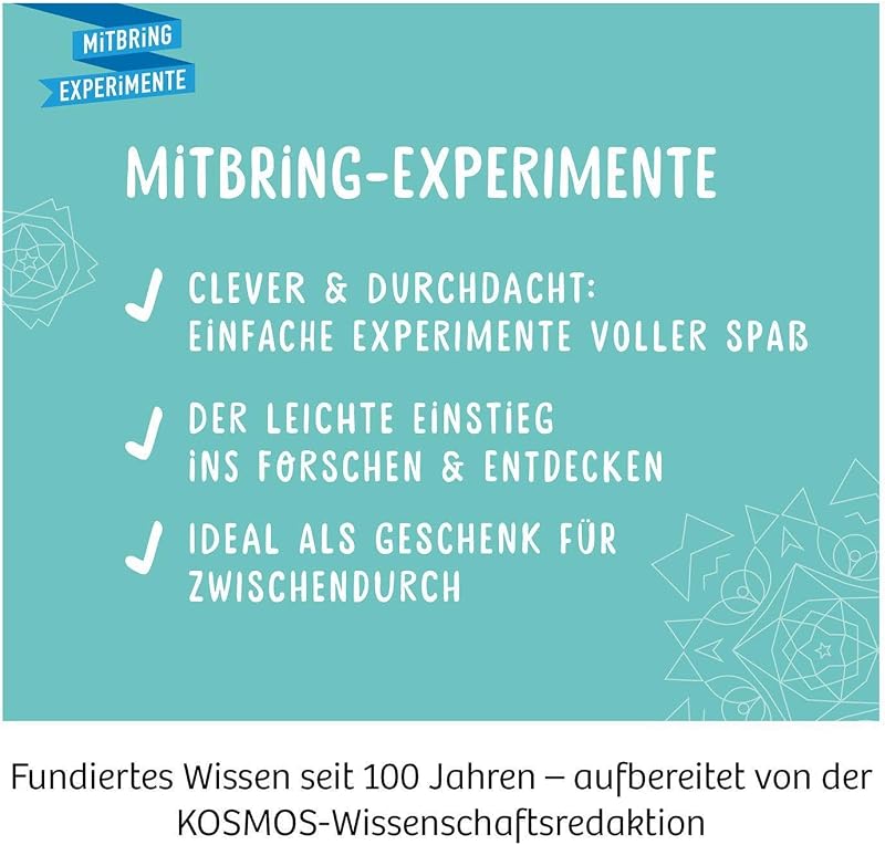 657987 Caleidoscópio, autoconstrução e maravilha, Kit de Experimentação e Artesanato com Espelhos, Luz e Cores Vivas, recarregável, Experimento de Levar à Ótica, para crianças de