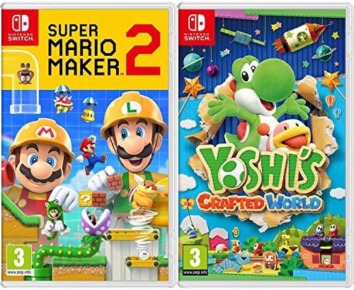 Amazon.com: Super Mario Maker 2 + New Super Mario Bros. U Deluxe