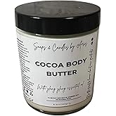 Handmade Cocoa Body Butter, Cocoa Butter, Avocado Oil, Hempseed Oil, Ylang Ylang. 8.0oz