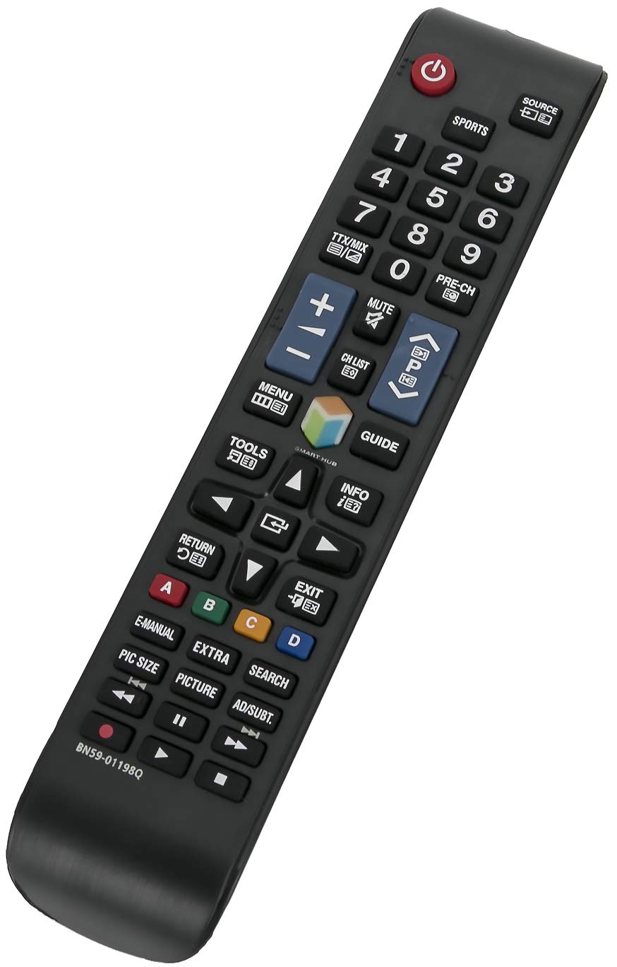ALLIMITY BN59-01198Q Remote Control Replaced for Samsung TV UE48J5505 UE48J5550 UE48J5570 UE50J5550 UE55J6270 UE55J6350 UE55J6375 UE55JU6475 UE60J6275 UE32J5500 UE55JU6850 UE40JU6450