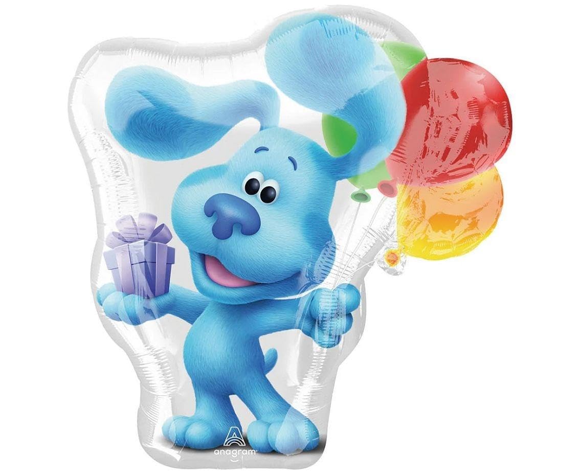 Amscan Anagram 4247101 - Nickelodeon Blues Clues Birthday Party SuperShape Foil Balloon - 25"