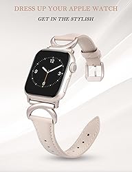Minyee Leather Band Compatible with Apple Watch
