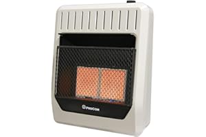ProCom Heating Dual Fuel Ventless Infrared Plaque Heater - 20,000 BTU, Model# MG2TIR