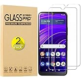 Tznzxm [2 Pack] Screen Protector for BLU View Speed 5G B1550VL Tempered Glass, Case Friendly 9H Hardness HD Clear [Anti-Scratch] [Bubble Free] [Anti-Fingerprint] Glass Film for BLU View Speed 5G