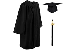 GraduatePro Matte 2024 Kindergarten Graduation Cap and Gown Tassel Set for Preschool Toddler