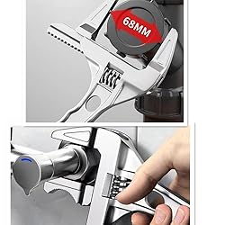 ABYUYD Adjustable Wrench Large Opening Short Handle
