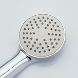 Ibergrif M20217 Shower Head Universal Handheld Chrome 83mm Diameter view 3