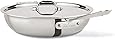 All-Clad 440465 D3 Stainless Steel All-in-One Pan Cookware, 4-Quart, Silver