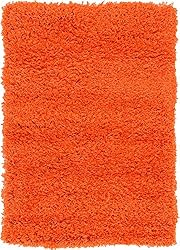 Unique Loom Solid Shag Collection Area Rug