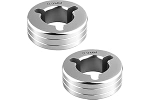 Drive Roll V-Groove 0.035 In Fit for Miller Millermatic 200/210/212/250/251/252 /DVI/Pulser/Vintage Replace 053700, 2 Pcs