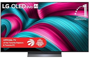 LG 55-Inch C5 OLED evo 4K Smart TV - α9 AI Processor 4K Gen 8, Alexa Built-in, Up to 144Hz Refresh Rate, G-Sync, FreeSync, VR