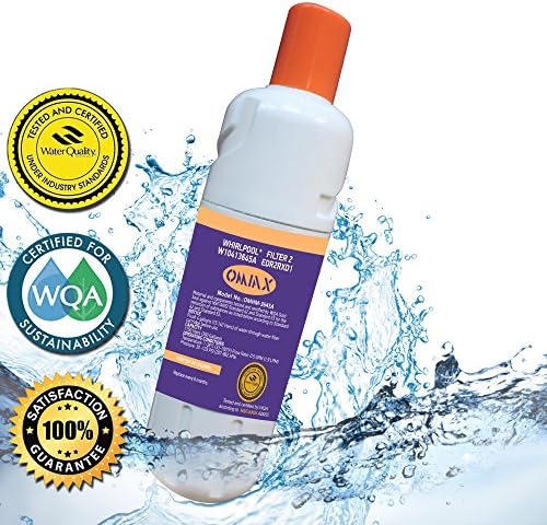 Filter2 W10413645A EDR2RXD1 - Replacement Ice and Water Refrigerator Filter Cartridge for Whirlpool/Maytag/KitchenAid/Jenn-Air/Amana (Set of 1)