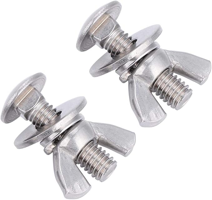 Butterfly Screws, 2Pcs 316 Stainless Steel Diving Screws