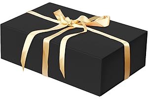 HAVREPAC Luxury Large Gift Box 13.8"x9"x4.3" Storage Box Ribbon Magnetic Closure for Luxury Packaging Box for Mother's Day, Birthdays, Bridal Gifts,Weddings