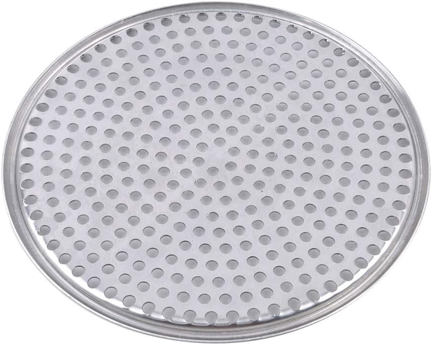 KYMLL Stainless Steel Pizza Pans with Holes Nonstick Round Shape Pizza