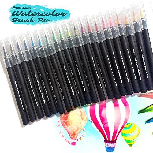 art 101 watercolor brush pens how to use