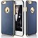 LOHASIC for iPhone 6s Case, Slim PU Leather Soft TPU Cover Protective Cases Compatible with iPhone 6-4.7 Inch, Navy Blue