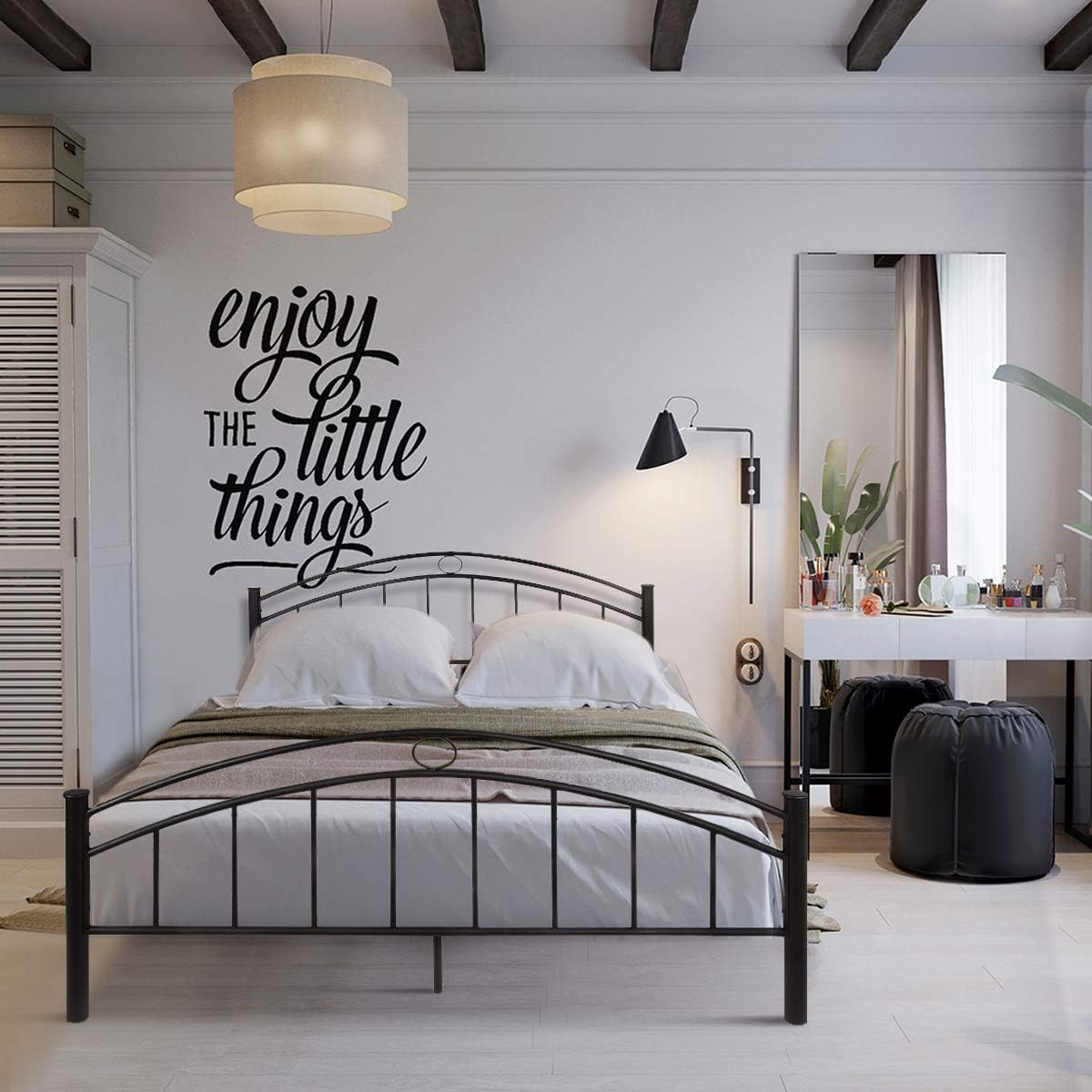 Best platform solid base queen bed frame