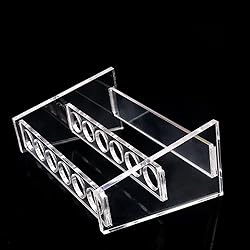 KNMNIU Acrylic Test Tube Holder Rack 6 Sockets for
