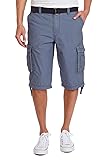Unionbay Men's Cordova Belted Messenger Cargo Short