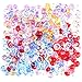 KeNeer Fishbowl Beads for Slime DIY for Crunchy Sensory Slime Kits - Plastic Clear Vase Filler Beads - Kids Crafts for Party Decoration or Wedding (10 Colors)