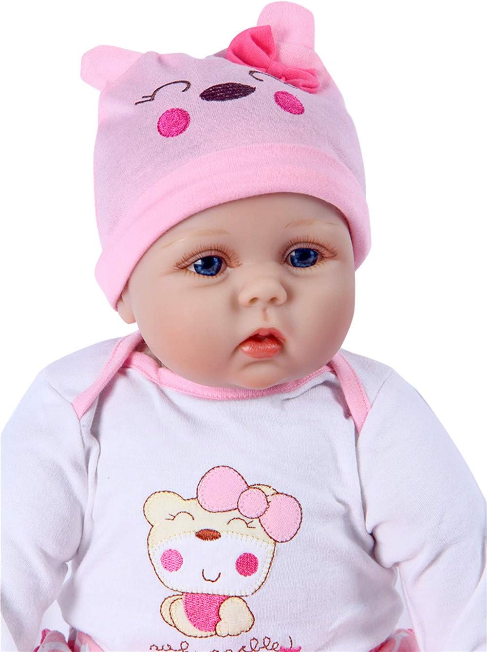 ZIYIUI Reborn Baby Dolls Girls 19 Inches Reborn Doll Handmade Washable Reborn Babies Soft Vinyl Body with Anatomically Correct - Image 5
